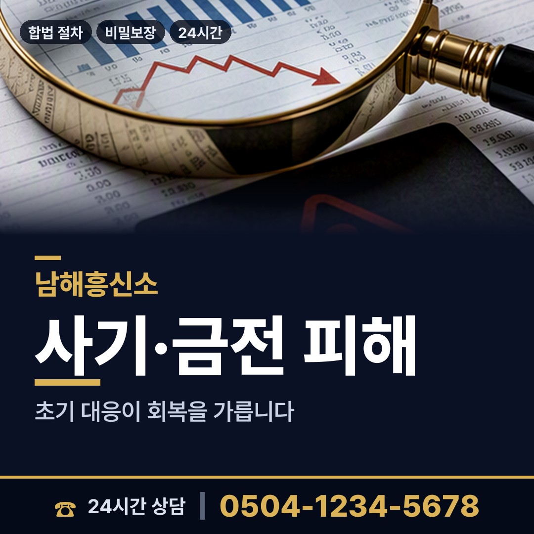 남해 남해읍 이혼소송증거 상담 안내
